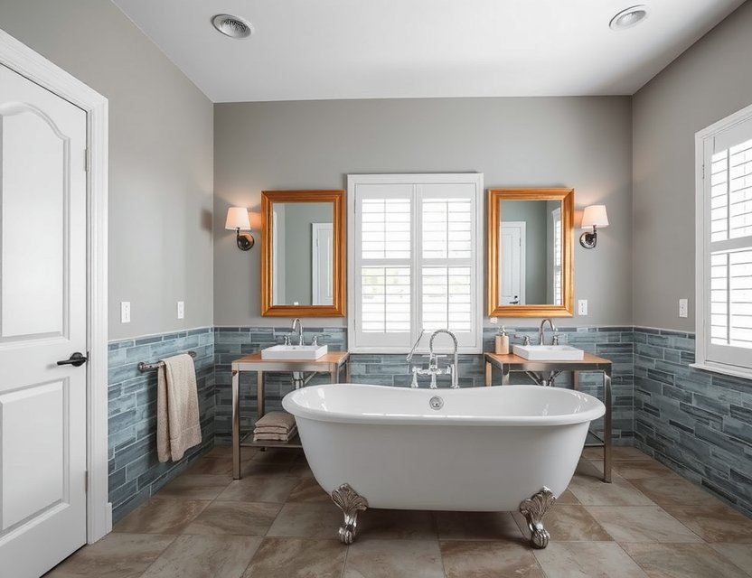 Luxury bathroom renovation in Madrid featuring spa-like elements