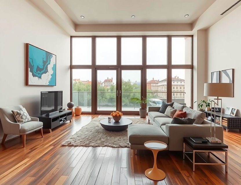 After: Elegant living room